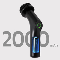 Brosse de Nettoyage Électrique Rotative Sans Fil 7-en-1 Rétractable et Étanche IPX6 avec Tige Extensible et Réglable pour le Nettoyage Domestique (Vente en Gros)