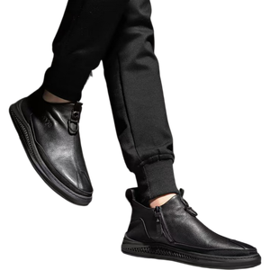 Gentleman's Genuine Leather Plain Toe Oxfords Dress Formal Business Shoes Office Footwear Menshoes Men Office Shoes - Product Image 3