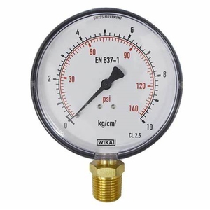 Original High Quality Gauge 0-10 <b>bar</b> 0-60bar 0-2500bar 0-3500bar Bourdon Tube/Diaphragm - Product Image 2