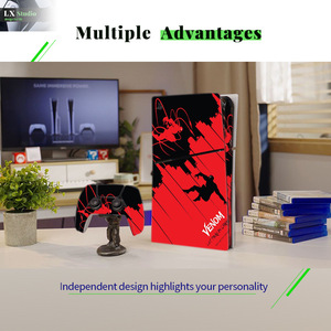 Autocollant en vinyle, impression numérique, dessin animé, anime, forme personnalisée, auto-adhésif pour la décoration de la console de jeu PS5 - Product Image 3