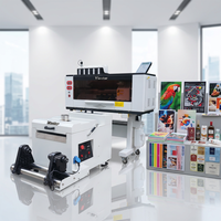 Printer DTF Yinstar A3, Mesin Press Panas Printer I3200-A1, Print Head Stainless Steel, Printer Kaos DTF F1080-A1, Penggoyang Bubuk