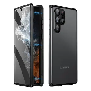 Yeni gelenler 360 tam vücut ekran koruyucu telefon kılıfı kapak galaxy s10 temizle kılıfları bling