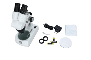 Hot Sales Stereo <strong>Microscope</strong> <strong>Binocular</strong> Straight Head Stereo <strong>Microscope</strong> With the LED Lamp Magnification 20-40X for Lab and Kids - Product Image 4