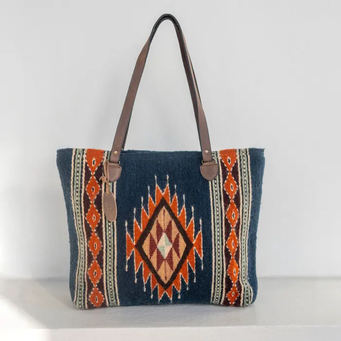 Custom Ethnic Style Shoulder Messenger Bag Printed Women Large Capacity Tote Bag Trend Handbag