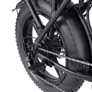 OEM ODM 60V 30Ah 250W 30mph 7速20英寸宽胎液压刹车美国库存电动宽胎自行车 - Product Image 5