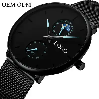 OEM ODM vendita calda orologio 2263 moda orologi al quarzo da uomo orologio da polso Ultra-sottile Business impermeabile di lusso