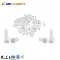 CNXI, tapas de crimpado de nailon con certificación CE, cable eléctrico rápido de extremo cerrado T2, conector de Cable de cobre, bloques de terminales, conectores de empalme