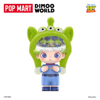 Figur Koleksi Asli POP MART MEGA JUST DIMOO 400% Pixar Alien Dengan Hadiah Toy Story
