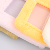 Sac en peluche Animal personnalisé Kawaii pour idole porte-cartes photo porte-cartes de crédit et d'identité