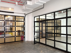 <span class=keywords><strong>Porte</strong></span> <span class=keywords><strong>de</strong></span> <span class=keywords><strong>garage</strong></span> automatique en aluminium transparent Verre trempé sectionnel en plexiglas <span class=keywords><strong>Installation</strong></span> sur site Thermique - Product Image 6