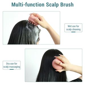 Cepillos para el Cabello con Logotipo Personalizado al por Mayor, Herramientas para el Cuidado del Cabello, Cepillo de Silicona Suave para Masaje del Cuero Cabelludo, Profesional para Barbería y Salón - Product Image 5