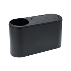 Cubo de Basura para Auto de 2L, Rectangular, de Plástico Negro, Caja de Almacenamiento Colgante para Puerta, Accesorio Universal para Interiores - Product Image 1