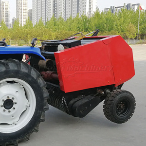 Round Hay Baler <b>Straw</b> Baling Machine <b>for</b> <b>Sale</b> Corn Silage Round Baler Wrapper Machine - Product Image 4