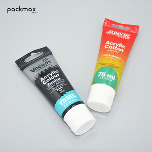 75ml Paint Tube for Watercolor Oil Gouache Painting, Eco-Friendly Material Custom Printing, with Hang Hole <b>Packaging</b> - Product Image 4