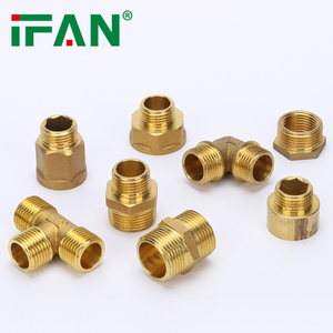 IFAN Wholesale 1/2"-2" Plumbing Pipe Fittings PN25 Brass Pipe Fitting