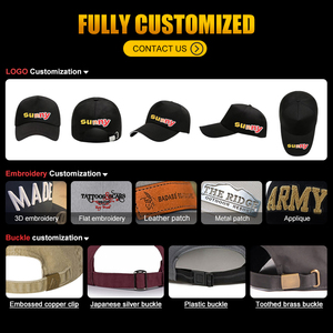 Tùy chỉnh Mũ mùa xuân mùa hè phụ nữ nam sang trọng thể thao ngoài trời Câu Cá Mùa Hè Thanh Niên Mũ bóng chày thêu logo - Product Image 3