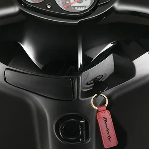 Llavero de cuero para motocicleta, llavero para scooter <span class=keywords><strong>Piaggio</strong></span> <span class=keywords><strong>Beverly</strong></span> <span class=keywords><strong>300</strong></span> S - Product Image 3
