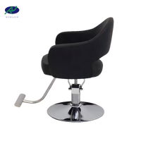Chaise de salon de manucure pivotante confortable avec dossier relevable, revêtement en cuir, mobilier de salon de beauté, chaise de coiffeur, chaise de manucure