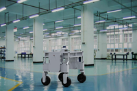 Robot portique à direction indépendante sur 4 roues / Planification de trajectoire autonome RTK et LiDAR pour la surveillance de la croissance des plantes dans les serres agricoles