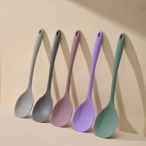 बड़ी नॉन स्टिक बेस्टिंग टेनीसिल सिलिकॉन मिक्सिंग चम्मच स्पुटुला स्क्रैपर्स रसोई के लिए चम्मच - Product Image 5