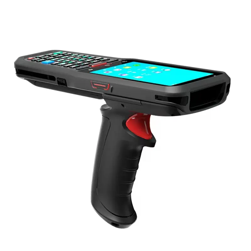 Android 10 Inventory Logistic PDA Device Management handle UHF RFID 4G WIFI Portable pda 2D bar code scanner