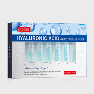 SADOER OEM ODM Nuevo Sérum en Ampollas de Ácido Hialurónico Hidratante Profundo de 2ml*7, Repara la Piel Dañada, Portátil - Product Image 6