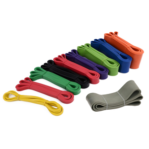 Bande de résistance moyenne 15-30 LBS rouge pour homme femme entraînement physiothérapie et entraînement musculaire - Product Image 6