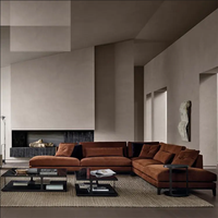 Meubles en forme de C Design Belle qualité Ensemble de canapés pour chambre à coucher