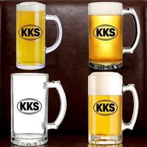 Verres à bière personnalisés en gros <span class=keywords><strong>de</strong></span> 500 ml, verres à jus, verres à lait, verres à vin <span class=keywords><strong>de</strong></span> blé en cristal - Product Image 5