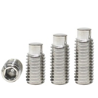 Vis allen à six pans creux en acier inoxydable DIN915, Point de chien en titane