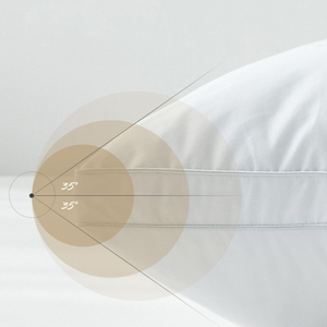 Tùy chỉnh Fluffy sợi thuốc gối bên ngủ gối với sợi nhỏ làm đầy chất lượng cao giường gối - Product Image 6