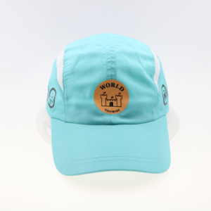 OEM Custom Printing Logo Breathable Lightweight Nylon Outdoor Hiking Quick Dry 5 Panel Running Sports Caps - Product Image 1