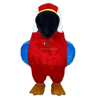 Efun-Costume de mascotte de perroquet gonflable pour adulte, costume réaliste d'explosion d'oiseau pour les fêtes, déguisement de carnaval, 1 pièce, quantité minimale de commande