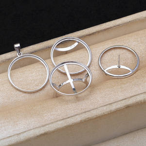 ต่างหูมุกเงินแท้ S925 สำหรับผู้หญิง แบบ DIY พร้อมพู่ห้อยยาว ตัวจับมุกกลวง 6 มม. รุ่นใหม่ 1158 อุปกรณ์เสริม - Product Image 2