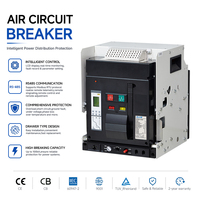 Disjoncteur d'air EAST YSTW6H 3P 4P 630A-1600A 100kA AC400V IP30 avec communication RS485 Modbus pour la distribution d'énergie industrielle