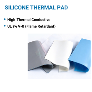 Coussinets thermiques souples en silicone conducteur de chaleur pour onduleurs photovoltaïques – Matériau d'interface de remplissage de fentes pour la dissipation thermique - Product Image 1