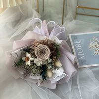 Buket Bunga Kecil Alami Romantis Buket Bunga Pernikahan Buket Mawar Awet untuk Acara Wisuda