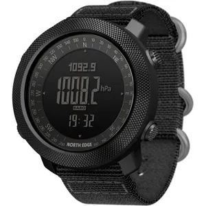 Reloj inteligente para deportes al aire libre, resistente al agua, altura, presión de aire, brújula, termómetro, multifunción, montañismo, natación