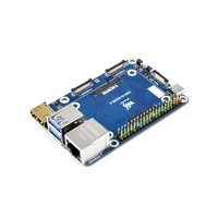 Placa Base Mini Waveshare (A) para Raspberry Pi CM5, con Conector Ethernet RJ45 de 5 Gigabit e Interfaz MIPI