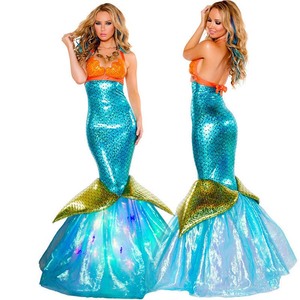 Costume <span class=keywords><strong>da</strong></span> <span class=keywords><strong>Sirena</strong></span> Deluxe per Donna Adulta DISP-011 - Product Image 2