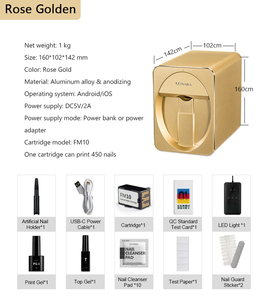 Kit d'imprimante à ongles 3D portable de bureau – L'indispensable pour les paresseux – Produit intelligent pour la mode des ongles - Product Image 2