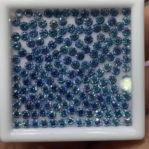 Prezzo di fabbrica Lab Grown creato Pass Diamond Tester Blue D Color VVS Loose Moissanite Diamond Gemstone con certificato GRA