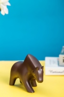 Figurines d'animaux en céramique contemporaines en forme d'ours - Taille et couleur personnalisables, décoration d'intérieur durable, meubles, artisanat fait main pour le bureau