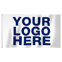 Drapeaux publicitaires double face 90x150cm, fabricant de drapeaux personnalisés 60x90 avec mât