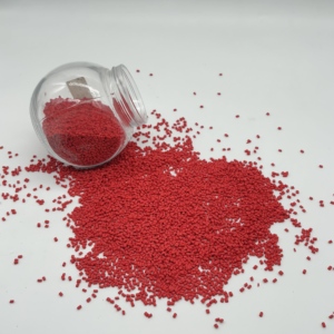 레드 플라스틱 컬러 마스터 배치 pp Pe Abs 캐리어 사료 골짜기 용 고밀도 플라스틱 과립 - Product Image 3