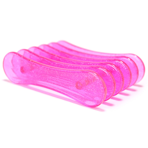 <b>Glitter</b> Plastic Nail Art Pen Holder 6 Slot Manicure Brush Display Stand Rack for Salon DIY Nail Art Tool Organizer Storage - Product Image 4
