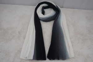 Écharpe de tête musulmane en mousseline de soie, voile de base, Hijab ombré, châles plissés, collection 2020 - Product Image 4