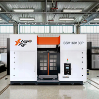 Machine à scier à ruban horizontale CNC intelligente et sécurisée Loginfly modèle BSV160130P pour la fabrication industrielle du métal, très demandée en Europe