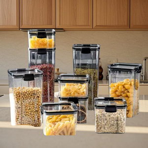 Leakproof Airtight <b>Kitchen</b> <b>Storage</b> Container BPA Free Pantry Organizer Box - Product Image 6