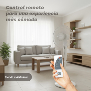 Pedestal <b>Fan</b> 60W 3 Speed <b>Remote</b> <b>Control</b> White Tower <b>Fan</b> With Timer Function - Product Image 3